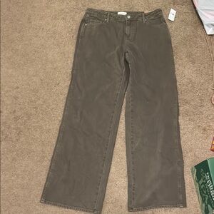 Brown Low Rise Baggy Jeans